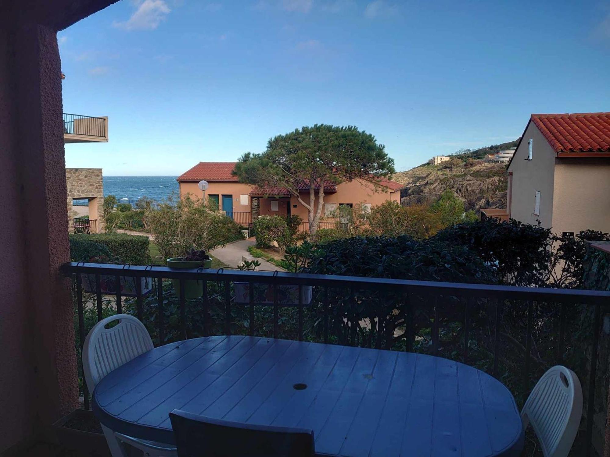 4RB86 Appartement type T2 cabine dans résidence bord de mer à Collioure Extérieur photo